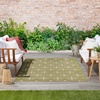 image:imageNourison Home Essentials Outdoor Navy Ivory 5 x 7 Area Rug Easy Cleaning Non Shedding Bed Room Living Room Dining Room Deck Backyard Patio 5x7Green Ivory