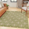 image:imageNourison Home Essentials Outdoor Navy Ivory 5 x 7 Area Rug Easy Cleaning Non Shedding Bed Room Living Room Dining Room Deck Backyard Patio 5x7Green Ivory