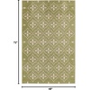 image:imageNourison Home Essentials Outdoor Navy Ivory 5 x 7 Area Rug Easy Cleaning Non Shedding Bed Room Living Room Dining Room Deck Backyard Patio 5x7Green Ivory