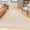 image:imageNourison Home Essentials Outdoor Navy Ivory 5 x 7 Area Rug Easy Cleaning Non Shedding Bed Room Living Room Dining Room Deck Backyard Patio 5x7Ivory Beige