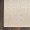 image:imageNourison Home Essentials Outdoor Navy Ivory 5 x 7 Area Rug Easy Cleaning Non Shedding Bed Room Living Room Dining Room Deck Backyard Patio 5x7Ivory Beige