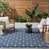 image:imageNourison Home Essentials Outdoor Navy Ivory 5 x 7 Area Rug Easy Cleaning Non Shedding Bed Room Living Room Dining Room Deck Backyard Patio 5x7Navy Ivory