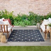 image:imageNourison Home Essentials Outdoor Navy Ivory 5 x 7 Area Rug Easy Cleaning Non Shedding Bed Room Living Room Dining Room Deck Backyard Patio 5x7Navy Ivory