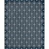 image:imageNourison Home Essentials Outdoor Navy Ivory 5 x 7 Area Rug Easy Cleaning Non Shedding Bed Room Living Room Dining Room Deck Backyard Patio 5x7Navy Ivory