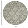 image:imageNourison Home Euphoria Vintage Grey 710 x ROUND Area Rug Easy Cleaning Non Shedding Bed Room Living Room Dining Room Kitchen 8 RoundGrey