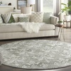 image:imageNourison Home Euphoria Vintage Grey 710 x ROUND Area Rug Easy Cleaning Non Shedding Bed Room Living Room Dining Room Kitchen 8 RoundGrey