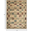 image:imageNourison Home Expressions Beige 23 x 8 Area Rug  Easy Clean Non Shedding Bed Room Living Room Dining Room Kitchen 8 RunnerBeige