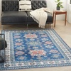 image:imageNourison Home Fulton Blue 110 x 5 Area Rug  Easy Clean Non Shedding Bed Room Living Room Dining Room Kitchen 5 RunnerBlue