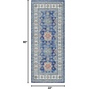 image:imageNourison Home Fulton Blue 110 x 5 Area Rug  Easy Clean Non Shedding Bed Room Living Room Dining Room Kitchen 5 RunnerBlue
