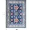 image:imageNourison Home Fulton Blue 110 x 5 Area Rug  Easy Clean Non Shedding Bed Room Living Room Dining Room Kitchen 5 RunnerBlue