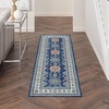 image:imageNourison Home Fulton Blue 110 x 5 Area Rug  Easy Clean Non Shedding Bed Room Living Room Dining Room Kitchen 5 RunnerBlue