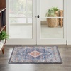image:imageNourison Home Fulton Blue 5 x 7 Area Rug  Easy Clean Non Shedding Bed Room Living Room Dining Room Kitchen 5 x 7Blue