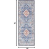 image:imageNourison Home Fulton Blue 5 x 7 Area Rug  Easy Clean Non Shedding Bed Room Living Room Dining Room Kitchen 5 x 7Blue