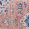 image:imageNourison Home Fulton Blue 5 x 7 Area Rug  Easy Clean Non Shedding Bed Room Living Room Dining Room Kitchen 5 x 7Coral