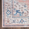 image:imageNourison Home Fulton Blue 5 x 7 Area Rug  Easy Clean Non Shedding Bed Room Living Room Dining Room Kitchen 5 x 7Coral