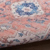 image:imageNourison Home Fulton Blue 5 x 7 Area Rug  Easy Clean Non Shedding Bed Room Living Room Dining Room Kitchen 5 x 7Coral