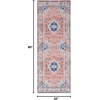 image:imageNourison Home Fulton Blue 5 x 7 Area Rug  Easy Clean Non Shedding Bed Room Living Room Dining Room Kitchen 5 x 7Coral