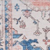 image:imageNourison Home Fulton Blue 5 x 7 Area Rug  Easy Clean Non Shedding Bed Room Living Room Dining Room Kitchen 5 x 7Coral