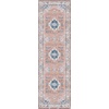 image:imageNourison Home Fulton Blue 5 x 7 Area Rug  Easy Clean Non Shedding Bed Room Living Room Dining Room Kitchen 5 x 7Coral