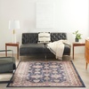 image:imageNourison Home Fulton Navy 5 x 7 Area Rug  Easy Clean Non Shedding Bed Room Living Room Dining Room Kitchen 5 x 7Navy