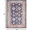 image:imageNourison Home Fulton Navy 5 x 7 Area Rug  Easy Clean Non Shedding Bed Room Living Room Dining Room Kitchen 5 x 7Navy