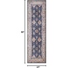 image:imageNourison Home Fulton Navy 5 x 7 Area Rug  Easy Clean Non Shedding Bed Room Living Room Dining Room Kitchen 5 x 7Navy