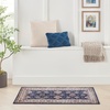 image:imageNourison Home Fulton Navy 5 x 7 Area Rug  Easy Clean Non Shedding Bed Room Living Room Dining Room Kitchen 5 x 7Navy