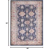 image:imageNourison Home Fulton Navy 5 x 7 Area Rug  Easy Clean Non Shedding Bed Room Living Room Dining Room Kitchen 5 x 7Navy