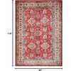 image:imageNourison Home Fulton Navy 5 x 7 Area Rug  Easy Clean Non Shedding Bed Room Living Room Dining Room Kitchen 5 x 7Red