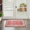 image:imageNourison Home Fulton Navy 5 x 7 Area Rug  Easy Clean Non Shedding Bed Room Living Room Dining Room Kitchen 5 x 7Red