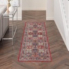image:imageNourison Home Fulton Red 5 x 7 Area Rug  Easy Clean Non Shedding Bed Room Living Room Dining Room Kitchen 5 x 7Red