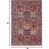 image:imageNourison Home Fulton Red 5 x 7 Area Rug  Easy Clean Non Shedding Bed Room Living Room Dining Room Kitchen 5 x 7Red