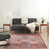 image:imageNourison Home Fulton Red 5 x 7 Area Rug  Easy Clean Non Shedding Bed Room Living Room Dining Room Kitchen 5 x 7Red