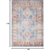 image:imageNourison Home Fulton Traditional BlueIvory 710 x 910 Area Rug Easy Clean Non Shedding Bed Room Living Room Dining Room Kitchen 8x10Blue Ivory
