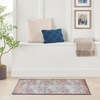 image:imageNourison Home Fulton Traditional BlueIvory 710 x 910 Area Rug Easy Clean Non Shedding Bed Room Living Room Dining Room Kitchen 8x10Blue Ivory