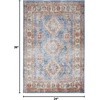 image:imageNourison Home Fulton Traditional BlueIvory 710 x 910 Area Rug Easy Clean Non Shedding Bed Room Living Room Dining Room Kitchen 8x10Blue Ivory