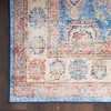 image:imageNourison Home Fulton Traditional BlueIvory 710 x 910 Area Rug Easy Clean Non Shedding Bed Room Living Room Dining Room Kitchen 8x10Blue Ivory