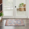 image:imageNourison Home Fulton Traditional BlueIvory 710 x 910 Area Rug Easy Clean Non Shedding Bed Room Living Room Dining Room Kitchen 8x10Blue Ivory