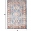 image:imageNourison Home Fulton Traditional BlueIvory 710 x 910 Area Rug Easy Clean Non Shedding Bed Room Living Room Dining Room Kitchen 8x10Blue Ivory