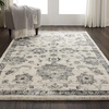 image:imageNourison Home Fusion Cream Grey 53 x 73 Area Rug  Easy Clean Non Shedding Bed Room Living Room Dining Room Kitchen 5 x 7Cream Grey