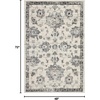 image:imageNourison Home Fusion Cream Grey 53 x 73 Area Rug  Easy Clean Non Shedding Bed Room Living Room Dining Room Kitchen 5 x 7Cream Grey