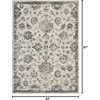 image:imageNourison Home Fusion Cream Grey 53 x 73 Area Rug  Easy Clean Non Shedding Bed Room Living Room Dining Room Kitchen 5 x 7Cream Grey