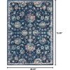 image:imageNourison Home Fusion Cream Grey 53 x 73 Area Rug  Easy Clean Non Shedding Bed Room Living Room Dining Room Kitchen 5 x 7Navy Pink