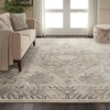 image:imageNourison Home Fusion Cream Grey 710 x 106 Area Rug  Easy Clean Non Shedding Bed Room Living Room Dining Room Kitchen 8 x 11CreamGrey