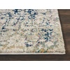 image:imageNourison Home Fusion Traditional CreamBlue 22 x 76 Area Rug Easy Clean Non Shedding Bed Room Living Room Dining Room Kitchen 2x7