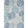 image:imageNourison Home Garden Oasis Coral 3 x 5 Area Rug  Easy Clean Non Shedding Bed Room Living Room Dining Room Kitchen 3 x 5Blue