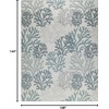 image:imageNourison Home Garden Oasis Coral 3 x 5 Area Rug  Easy Clean Non Shedding Bed Room Living Room Dining Room Kitchen 3 x 5Blue