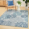 image:imageNourison Home Garden Oasis Coral 3 x 5 Area Rug  Easy Clean Non Shedding Bed Room Living Room Dining Room Kitchen 3 x 5Blue