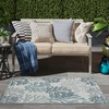 image:imageNourison Home Garden Oasis Coral 3 x 5 Area Rug  Easy Clean Non Shedding Bed Room Living Room Dining Room Kitchen 3 x 5Blue