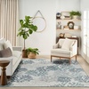 image:imageNourison Home Garden Oasis Coral 3 x 5 Area Rug  Easy Clean Non Shedding Bed Room Living Room Dining Room Kitchen 3 x 5Blue